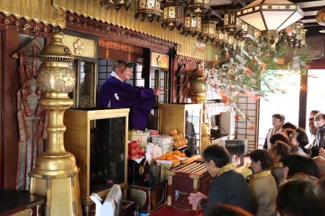 開運祈願!大辯才天初福授法会/霊山寺