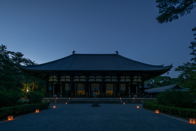 【秋夜の奈良旅2026】唐招提寺 国宝・金堂 夜間特別参拝